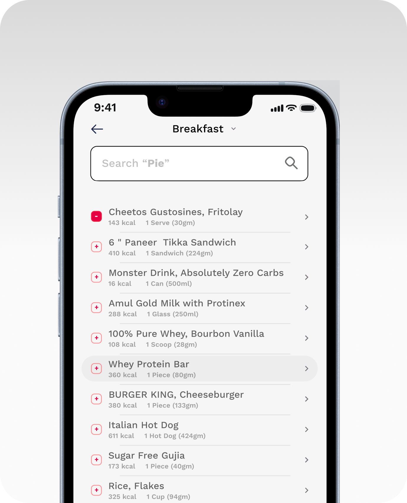 Access Over <br> 1 Million Foods <br> Instantly.